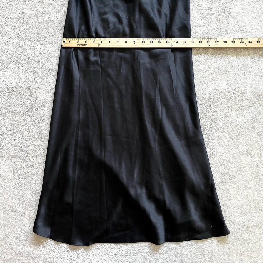 VICTORIA’S SECRET GOLD LABEL BLACK GOWN W/ SHEER LACE TOP SIZE LARGE CHIC Glam - Picture 7 of 10